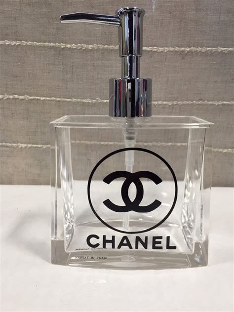 chanel soap black dispenser|Chanel bathroom soaps.